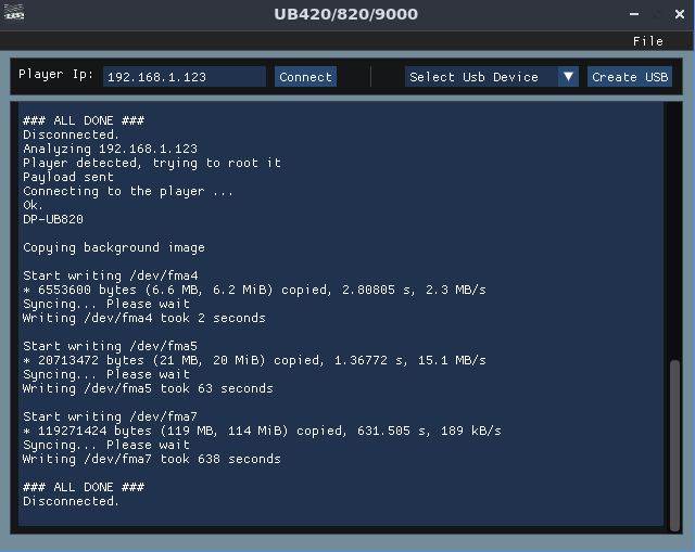 UB820 region free patcher success